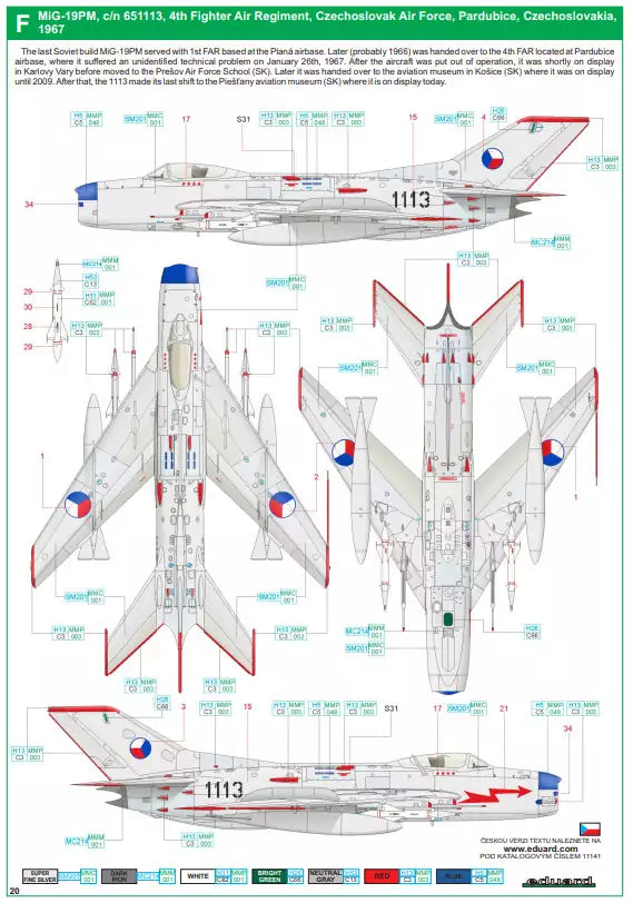 Eduard 11141 MiG-19 - Limited Edition, 1:48