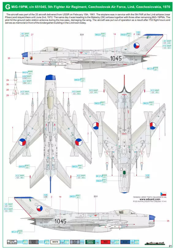 Eduard 11141 MiG-19 - Limited Edition, 1:48
