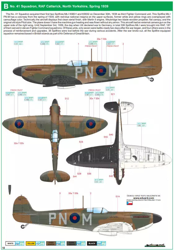 Eduard 11143 The Spitfire Story - Dual Combo - Limited Edition, 1:48