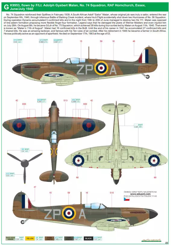Eduard 11143 The Spitfire Story - Dual Combo - Limited Edition, 1:48
