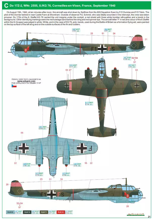 Eduard 11147 Kampfstift - Limited Edition, 1:48
