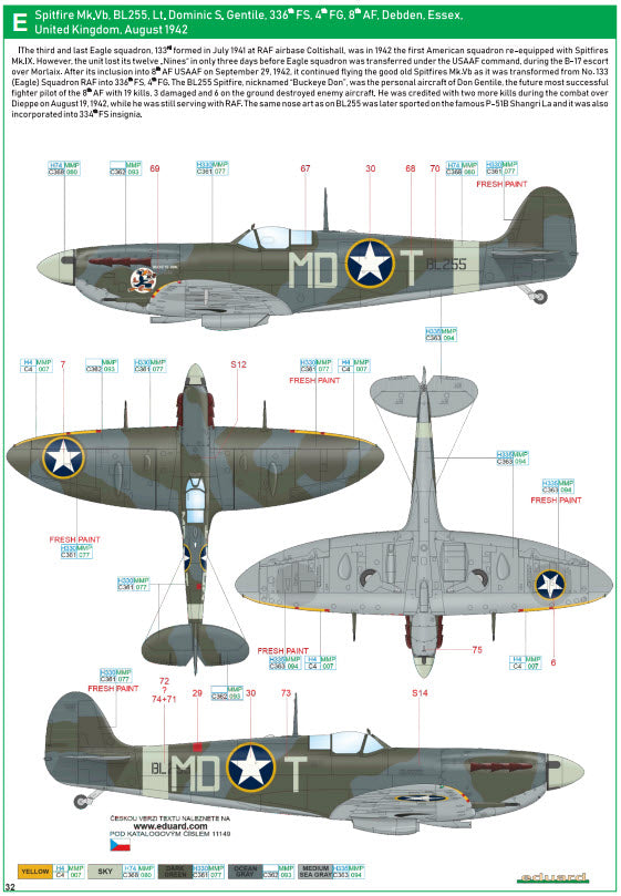Eduard 11149 Eagle ́s Call - Dual Combo - Limited Edition, 1:48