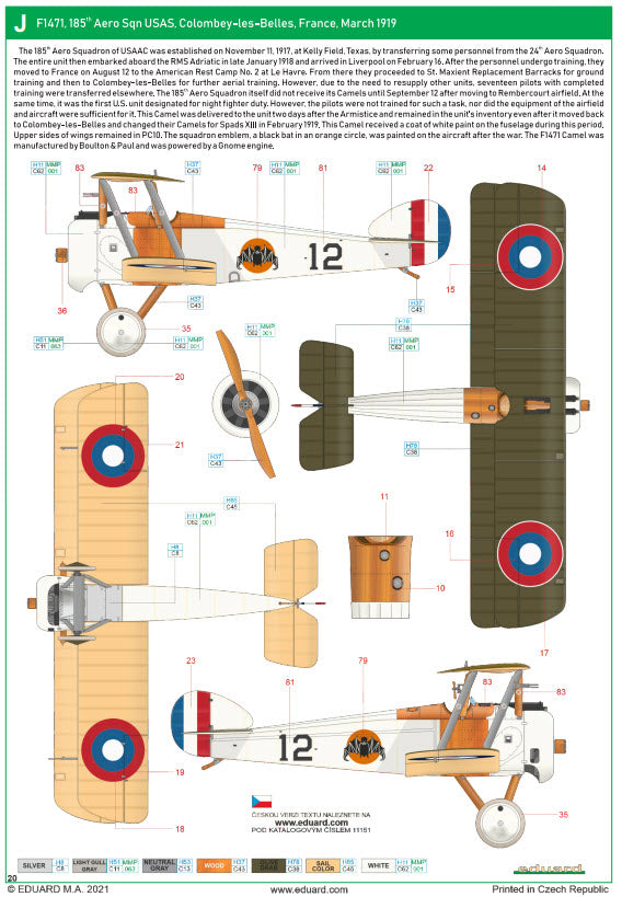Eduard 11151 Camel & Co. - Dual Combo - Limited Edition, 1:48