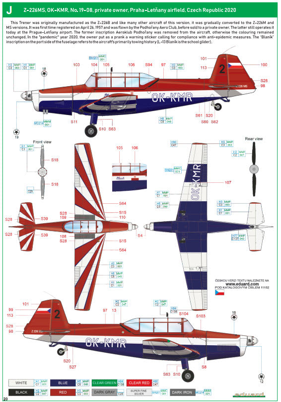 Eduard 11152 TRENÉR - Dual Combo - Limited Edition, 1:48
