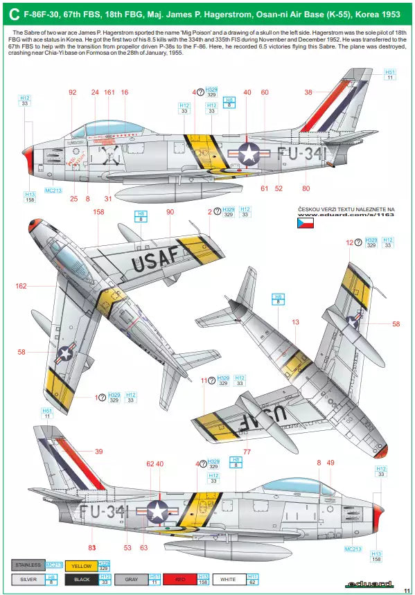 Eduard 1163 Ultimate Sabre - Limited Edition, 1:48