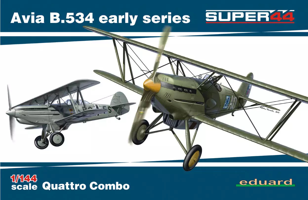 Eduard 4451 Avia B.534 early series -Quattro Combo- Super 44, 1:144