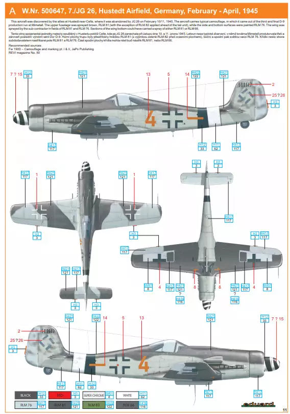Eduard 8189, Focke-Wulf Fw 190D-9 LATE, ProfiPACK edition, 1:48