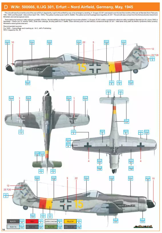 Eduard 8189, Focke-Wulf Fw 190D-9 LATE, ProfiPACK edition, 1:48