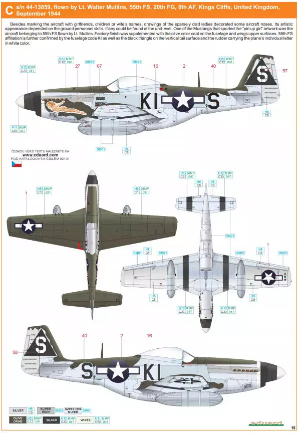 Eduard 82101 P-51D-5 - ProfiPACK edition, 1:48