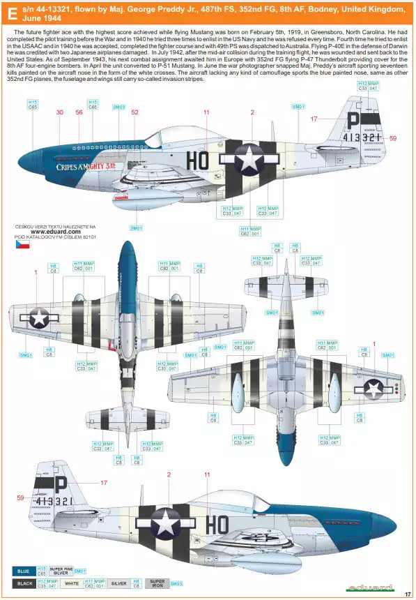 Eduard 82101 P-51D-5 - ProfiPACK edition, 1:48