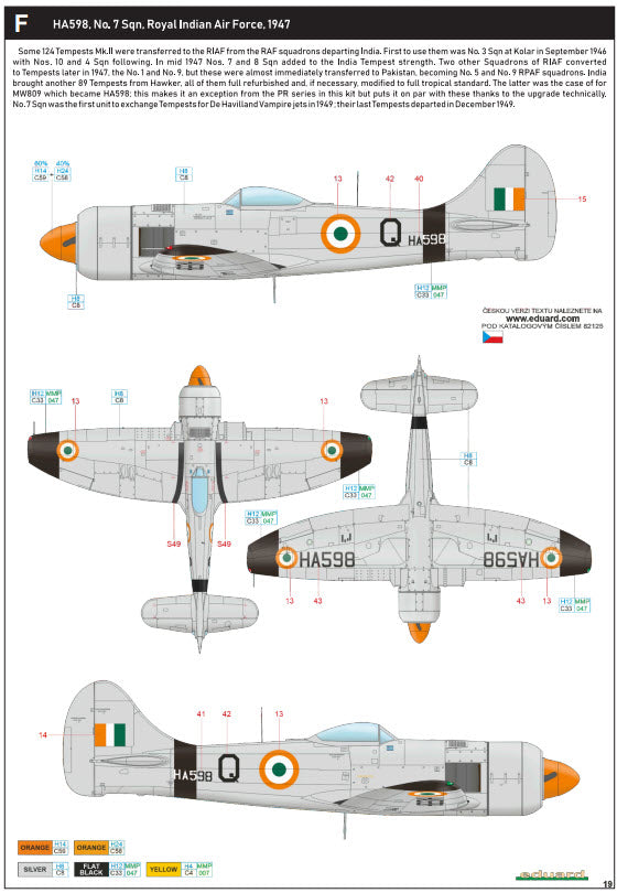 Eduard 82125 Tempest Mk. II late version - ProfiPACK, 1:48