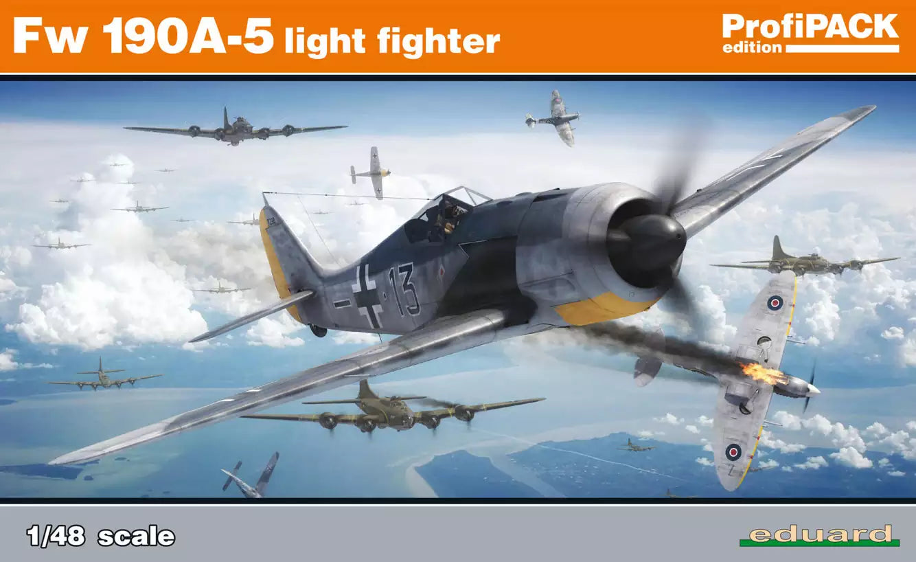Eduard 82143 Focke-Wulf Fw 190A-5 light fighter, ProfiPACK edition, 1:48