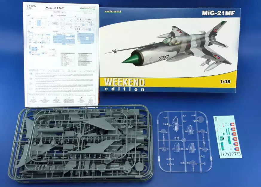 Inhalt: Eduard 84126 MiG-21MF Weekend edition, 1:48