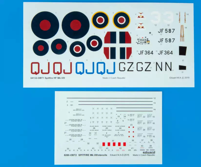 Eduard 84132 Supermarine Spitfire HF Mk. VIII, Weekend edition, 1:48