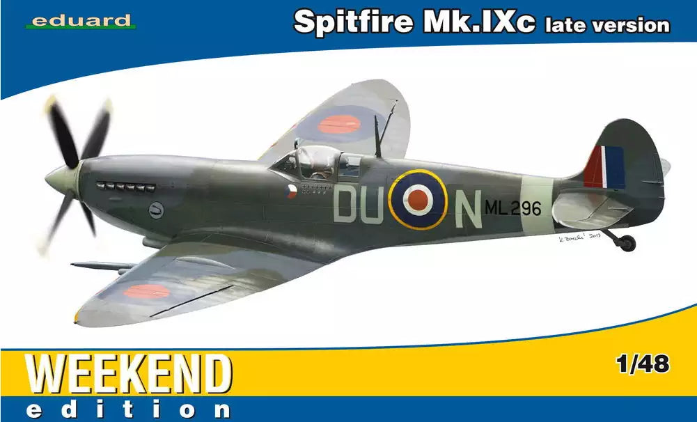 Eduard 84136 Spitfire Mk.IXc late version, Weekend edition, 1:48