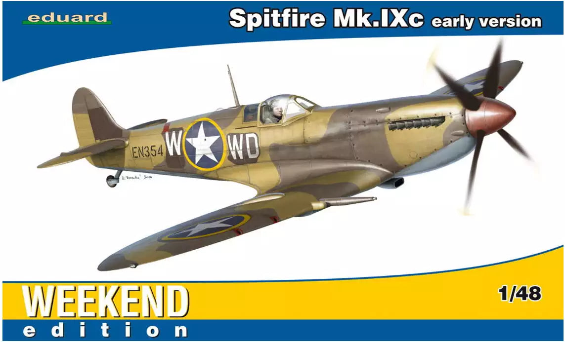 Eduard 84137 Supermarine Spitfire Mk.IXc early version, Weekend edition, 1:48