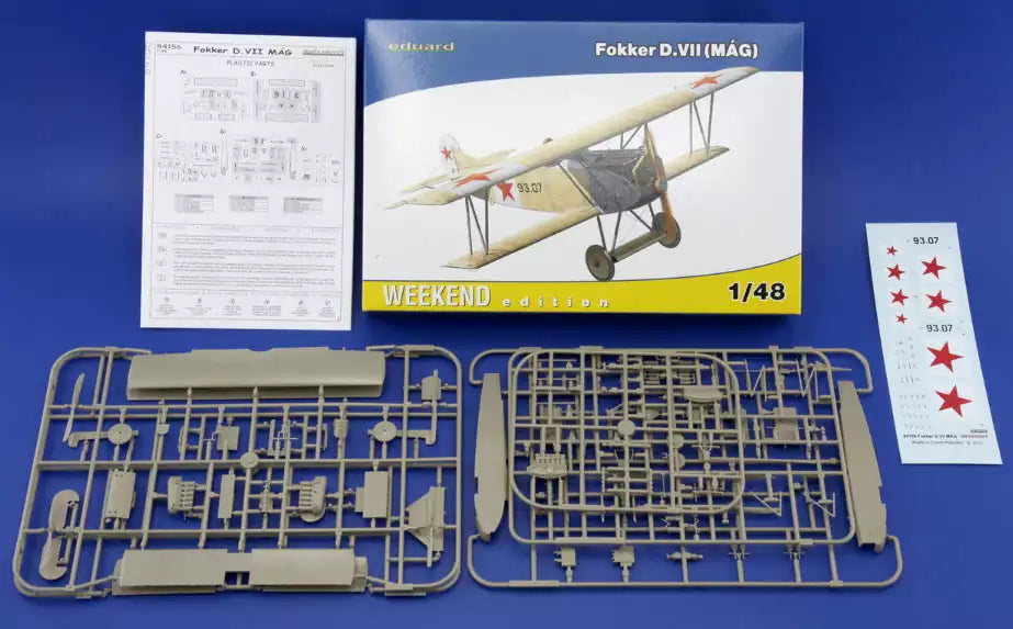 Inhalt: Eduard 84156 Fokker D. VII MAG - Weekend edition, 1:48