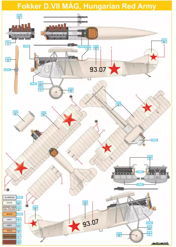 Eduard 84156 Fokker D. VII MAG - Weekend edition, 1:48