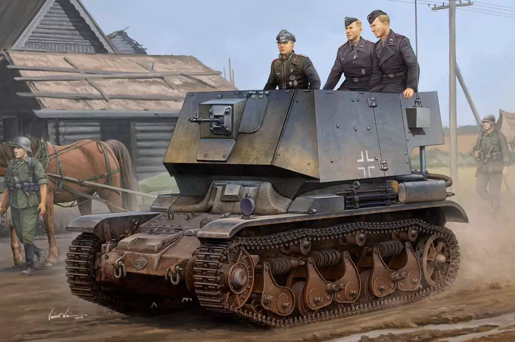 Hobby Boss 83809 Befehlsfahrzeug auf Fgst.Pz.Kpfw. 35 R 731(f), 1:35