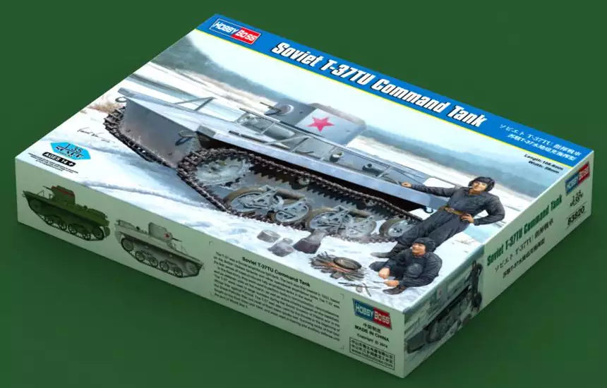 Inhalt: Hobby Boss 83820 Soviet T-37TU Command Tank, 1:35