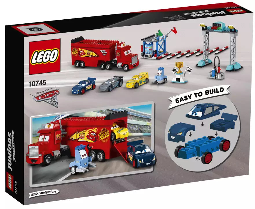 Box Rückansicht: LEGO Juniors 10745 Finale Florida 500