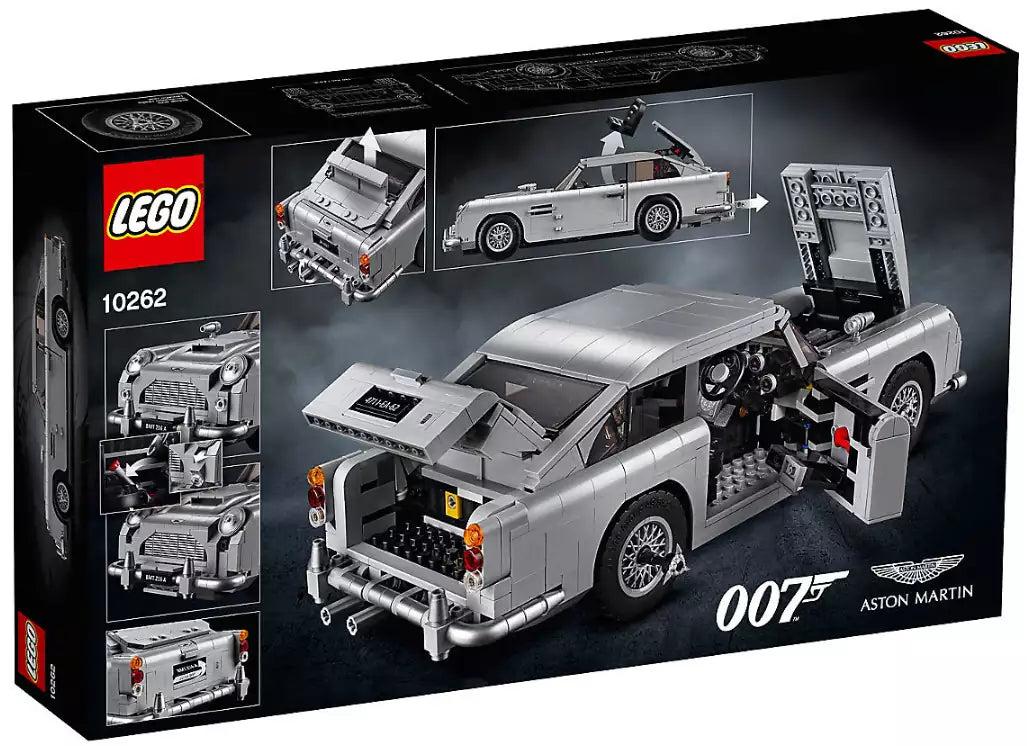 Box Rückansicht: LEGO Creator 10262 James Bond Aston Martin DB5