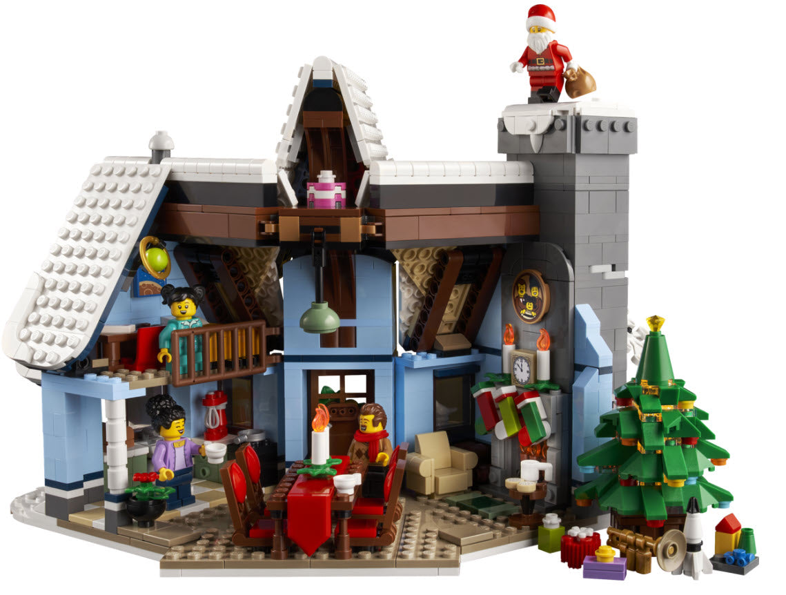 Datail 2: LEGO Icons 10293 Besuch des Weihnachtsmanns