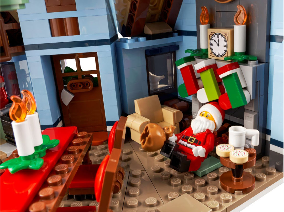 Datail 3: LEGO Icons 10293 Besuch des Weihnachtsmanns
