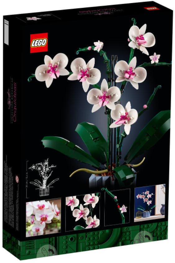 Box Rückseite: LEGO Icons 10311 Orchidee