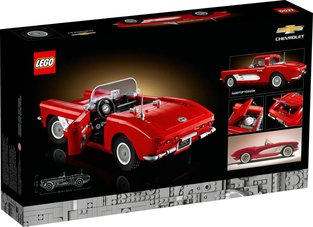 Box Rückseite: LEGO Icons 10321 Corvette