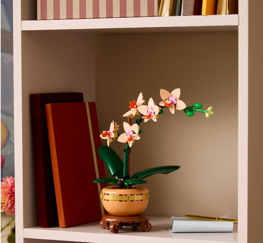 Detail 3: LEGO Botanicals 10343 Mini-Orchidee