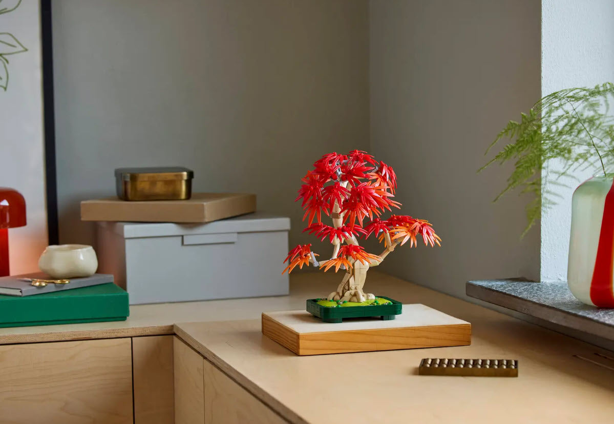 Detail 3: LEGO Botanicals 10348 Japanischer Roter Ahorn - Bonsai-Baum