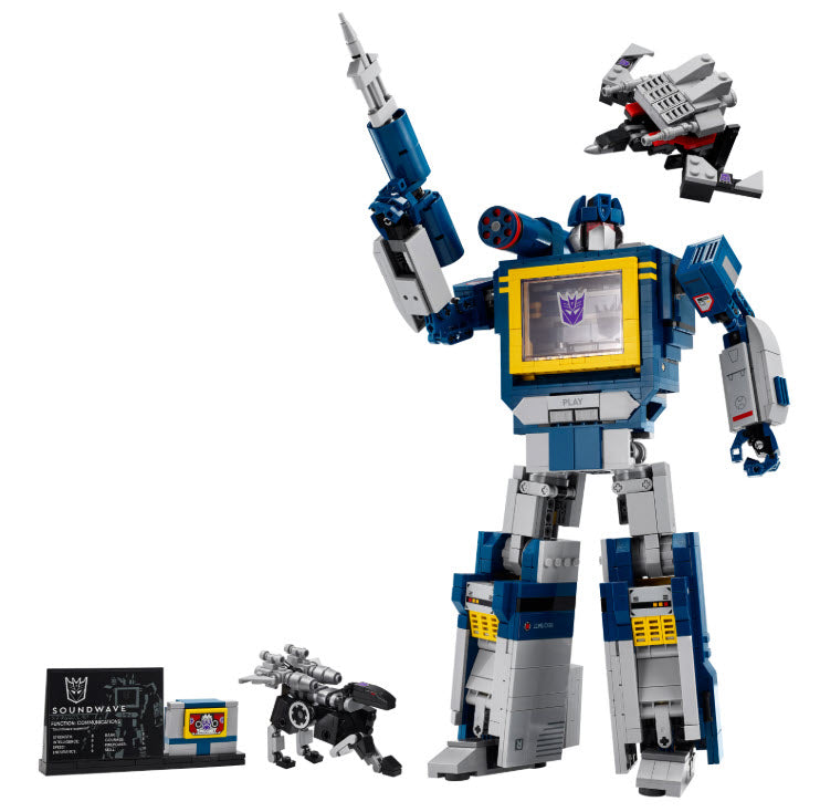 Inhalt: LEGO Icons 10358 Transformers: Soundwave