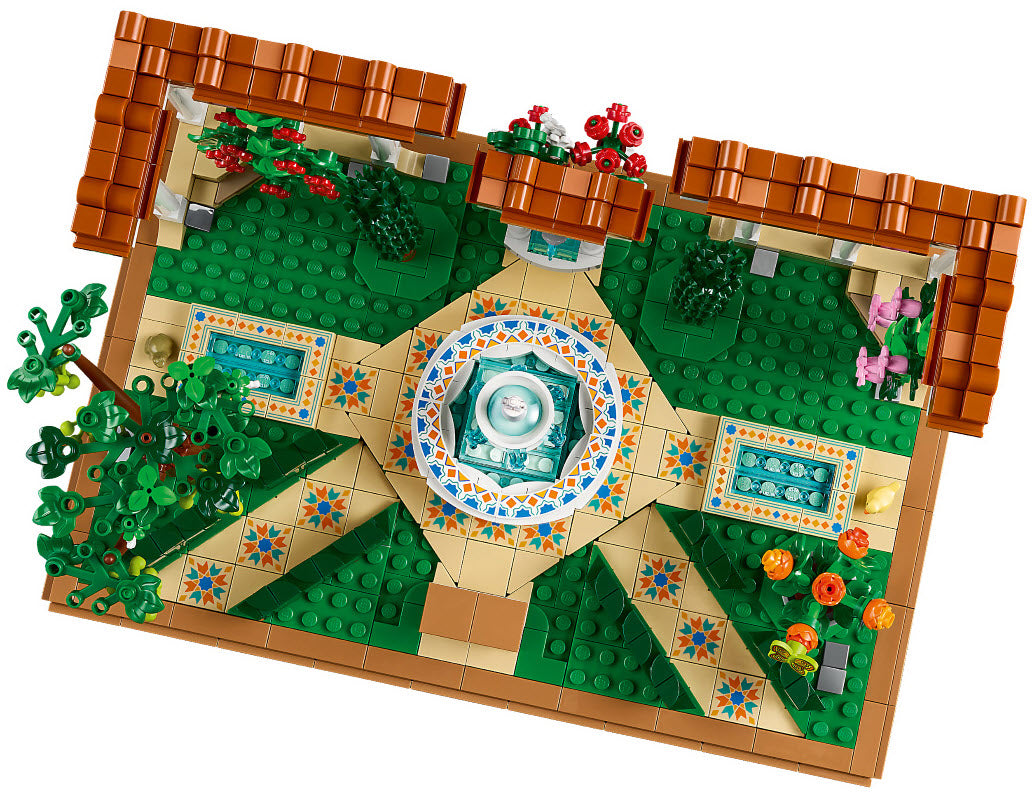 Detail 1: LEGO Icons 10359 Springbrunnengarten