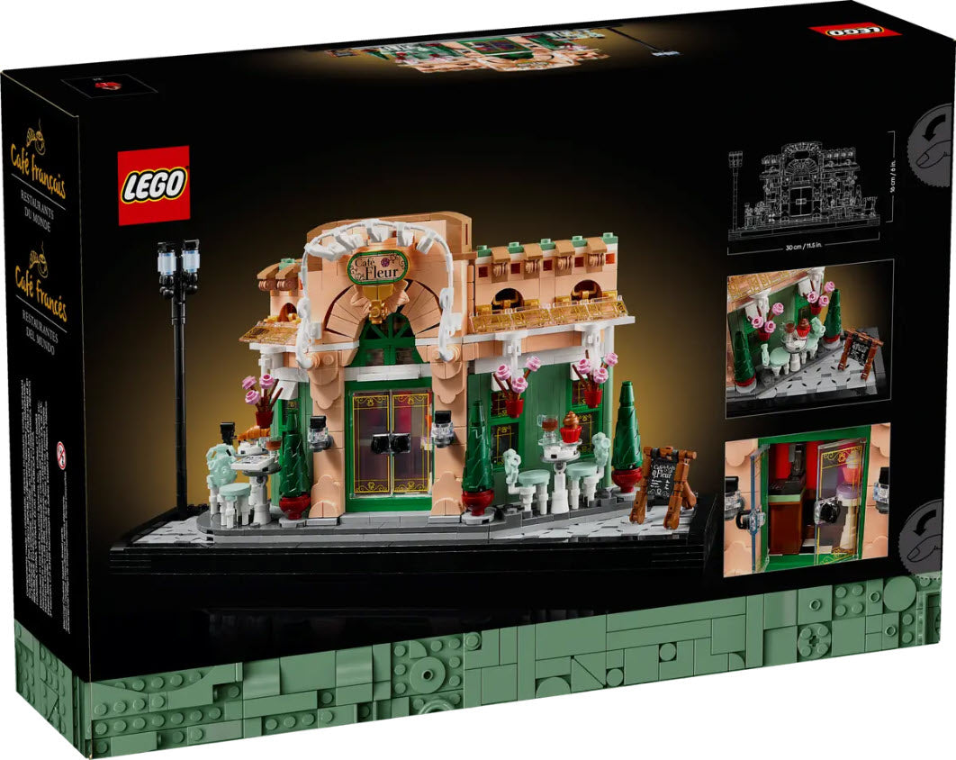Box Rückseite: LEGO Icons 10362 Französisches Café