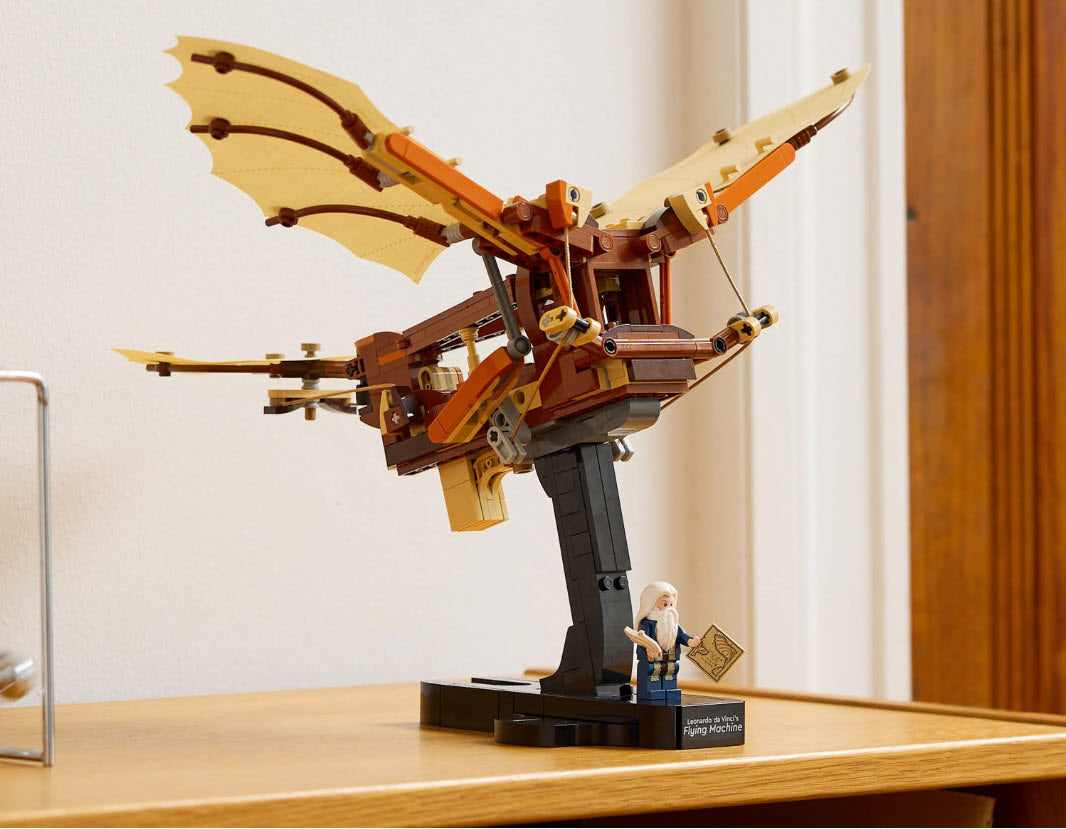 Detail 3: LEGO Icons 10363 Leonardo da Vincis Fluggerät