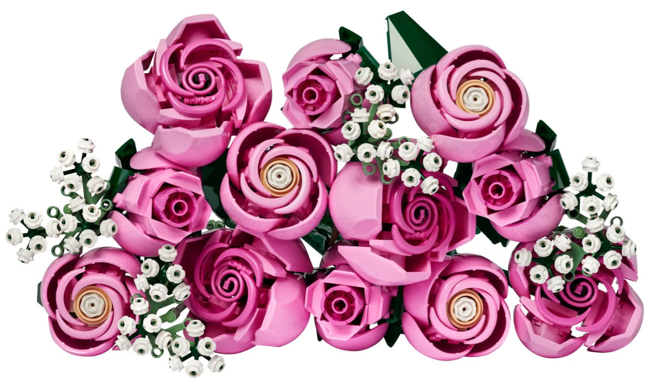 Inhalt: LEGO Botanicals 10374 Rosa Rosenstrauß
