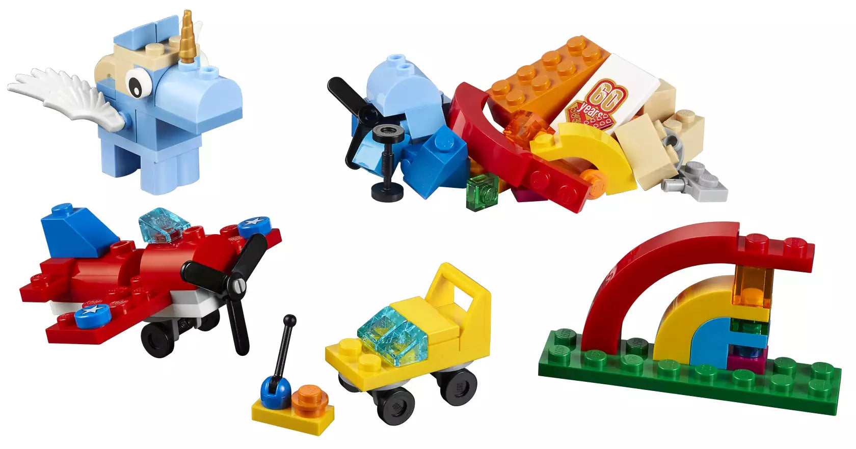 Inhalt: LEGO Classic 10401 Spaß mit dem Regenbogen