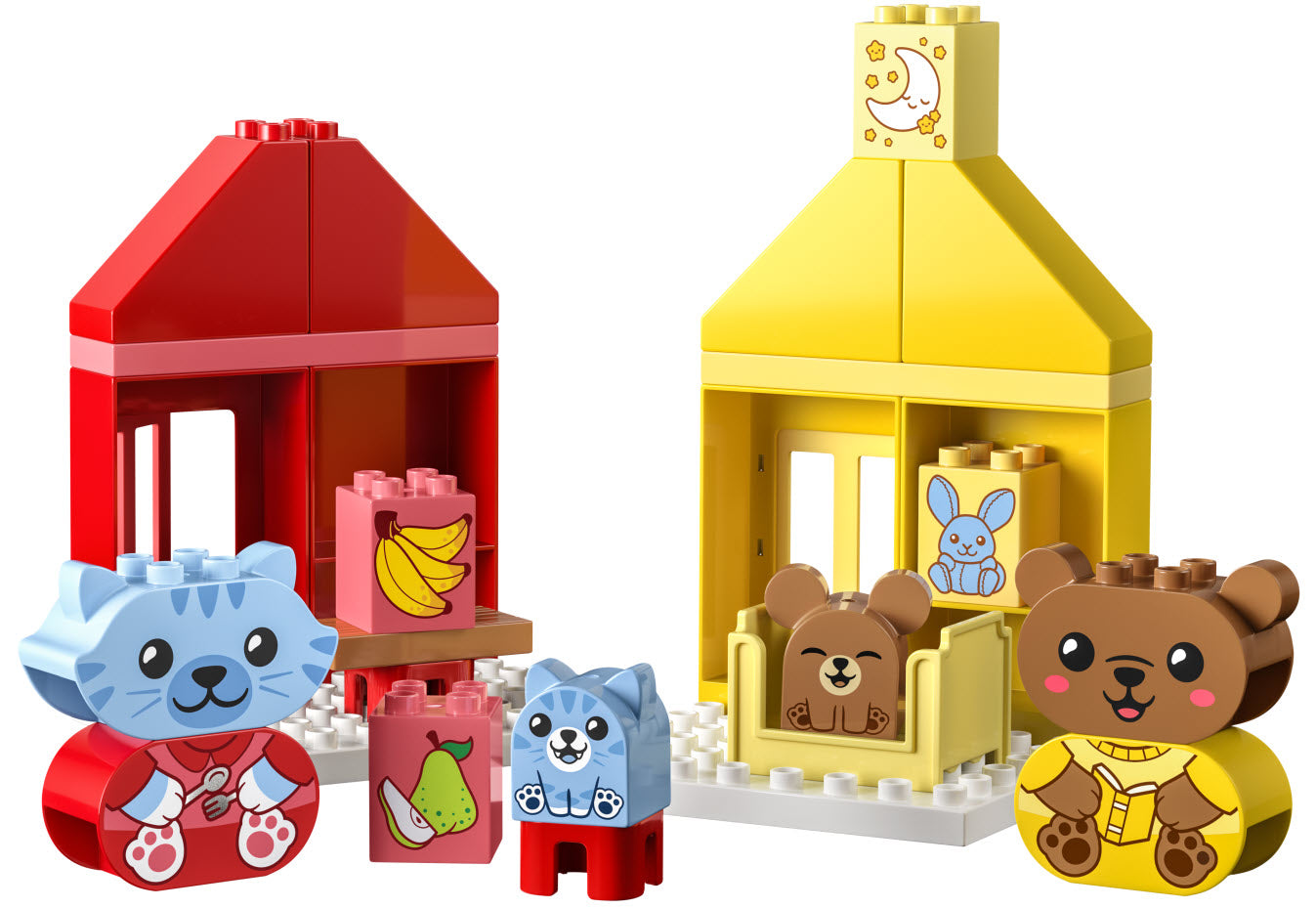 Inhalt: LEGO DUPLO 10414 Alltagsroutinen: Essen & Schlafenszeit