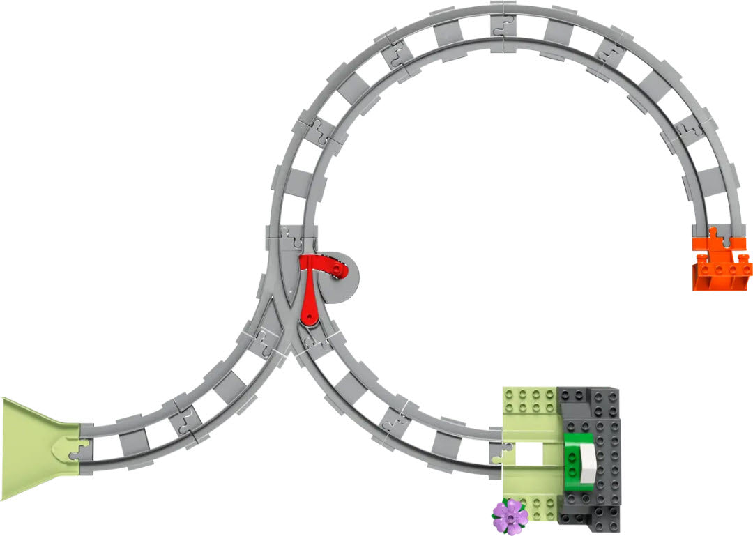 Detail 1: LEGO DUPLO 10425 Eisenbahntunnel und Schienen – Erweiterungsset