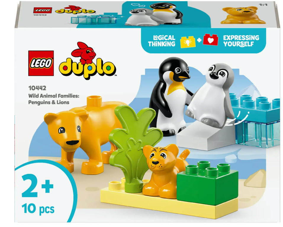 LEGO DUPLO 10442 Wildtier-Familien: Pinguine und Löwen