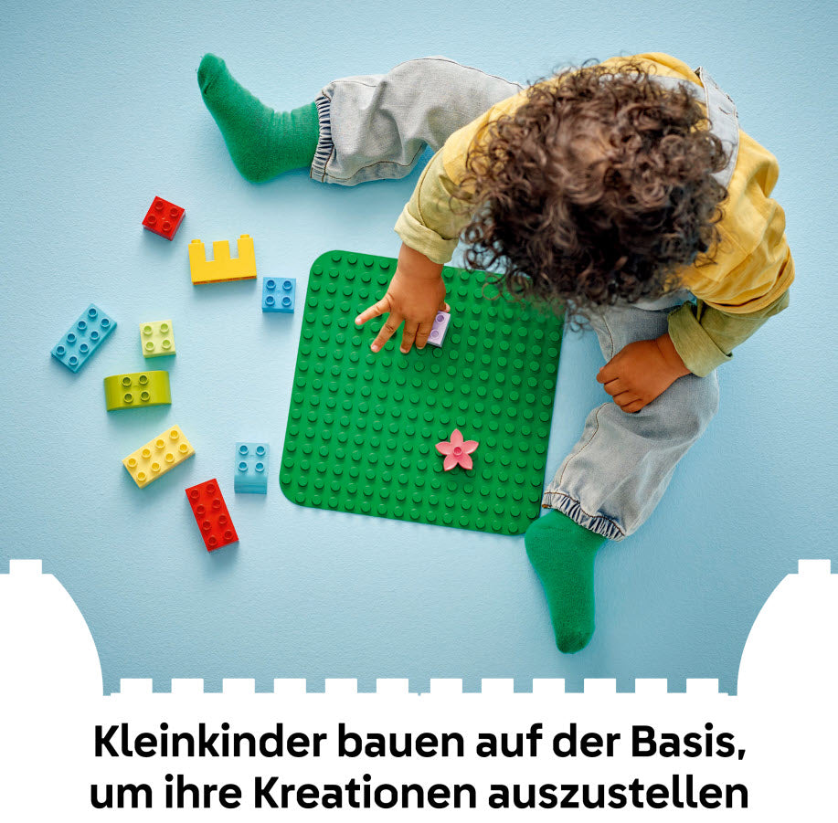 Box Rückseite: LEGO DUPLO 10460 Bauplatte in Grün