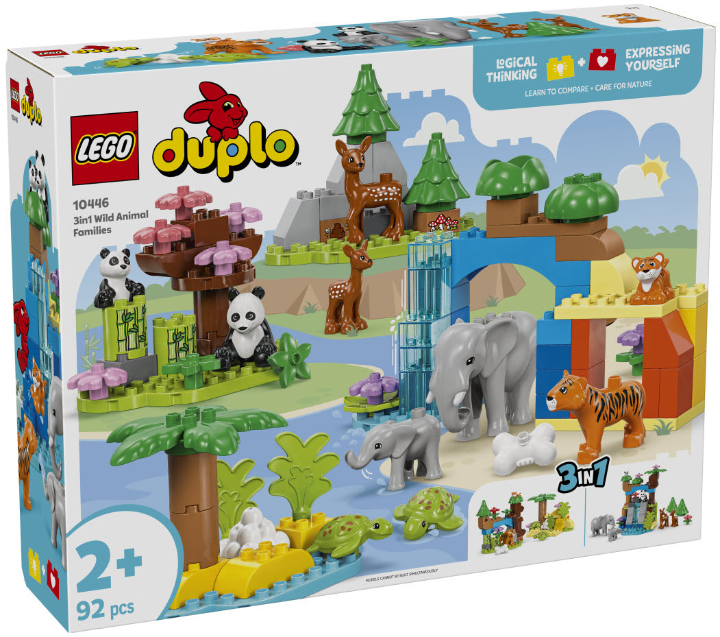 LEGO DUPLO 10446 Wildtier-Familien 3-in-1-Set