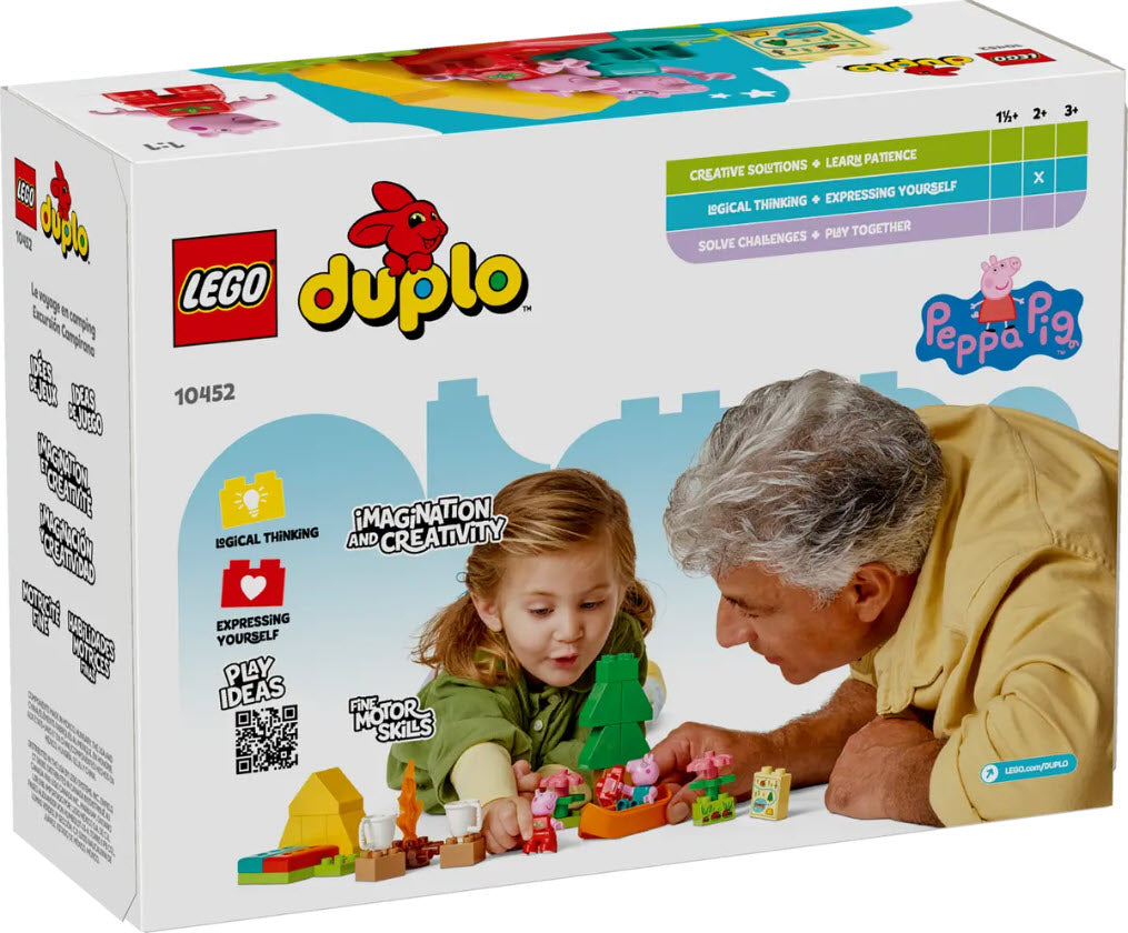 Box Rückseite: LEGO DUPLO 10452 Campingausflug