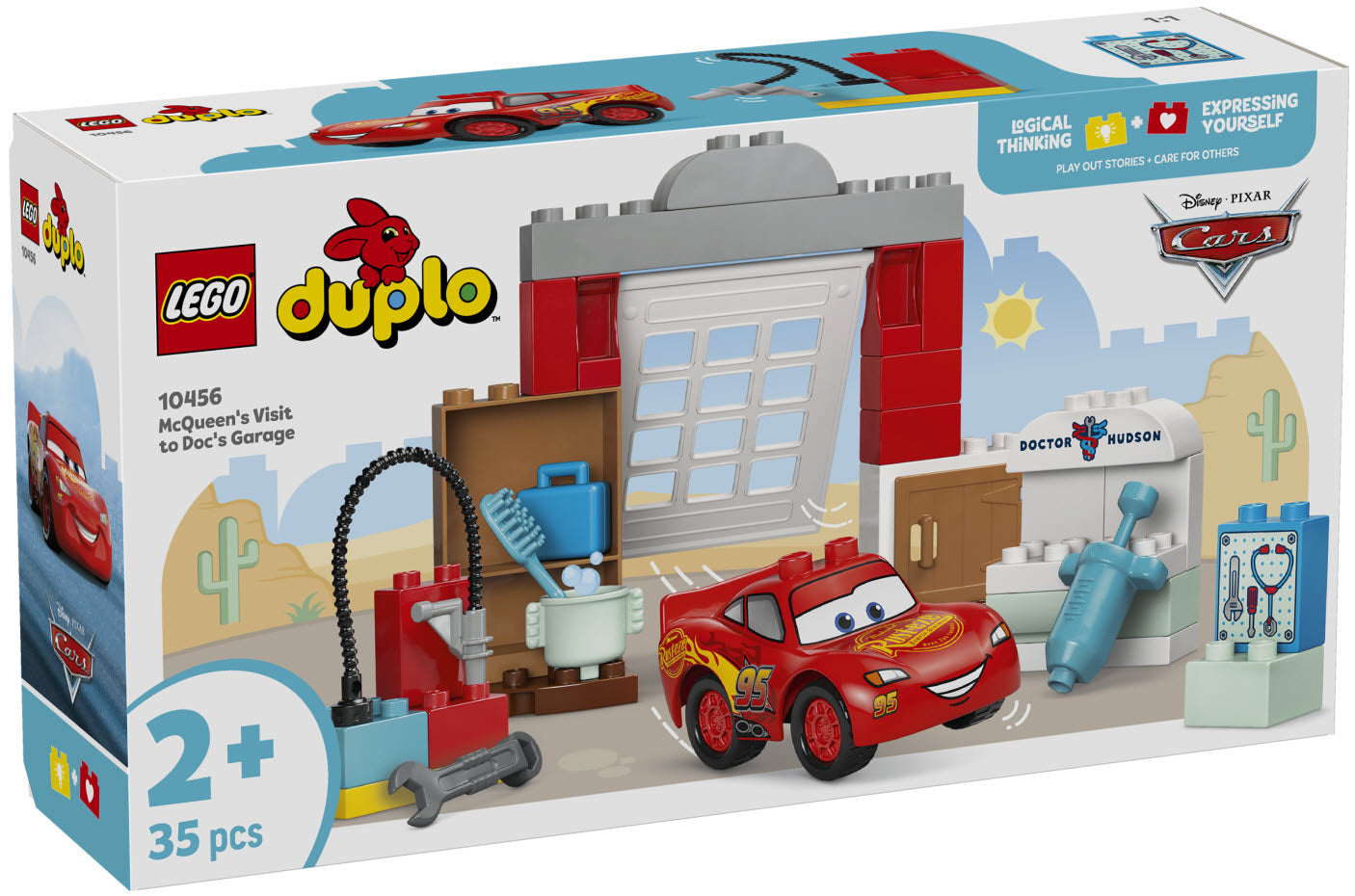 LEGO DUPLO Cars 10456 McQueens Besuch in Docs Werkstatt
