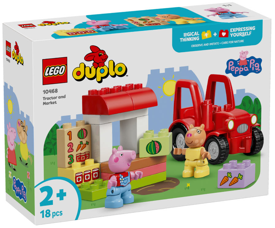 LEGO DUPLO 10468 Peppa Wutz Traktor und Marktstand