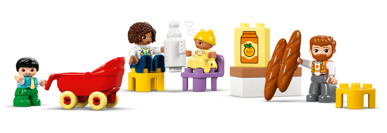 Figuren: LEGO DUPLO 10470 Modernes Familienhaus mit Figuren – 3-in-1-Set
