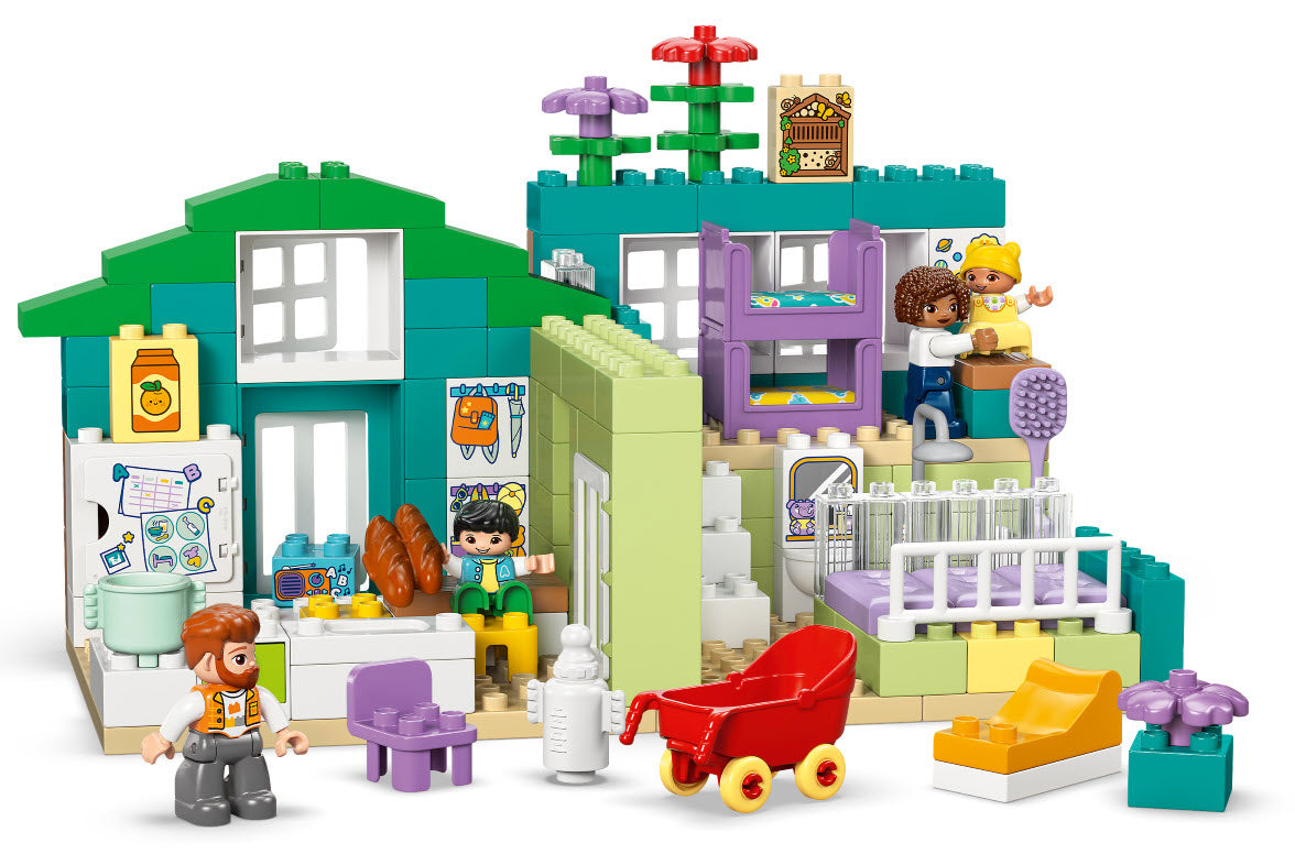 Detail 1: LEGO DUPLO 10470 Modernes Familienhaus mit Figuren – 3-in-1-Set