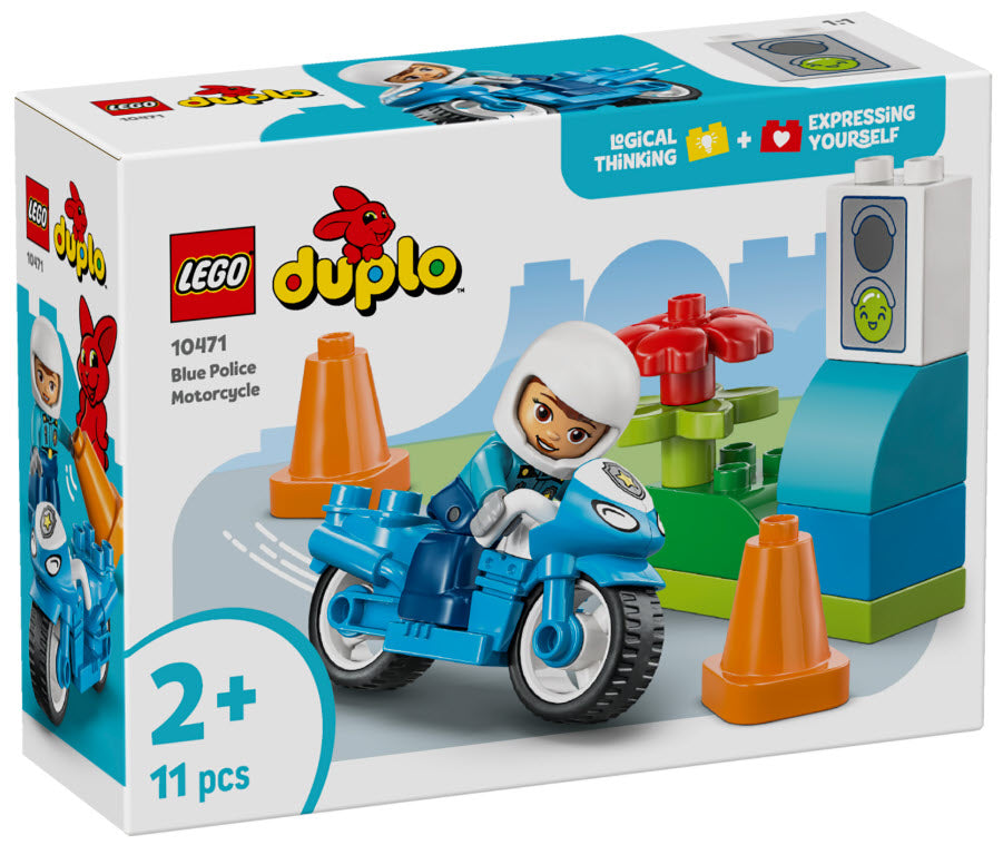 LEGO DUPLO 10471 Blaues Polizeimotorrad