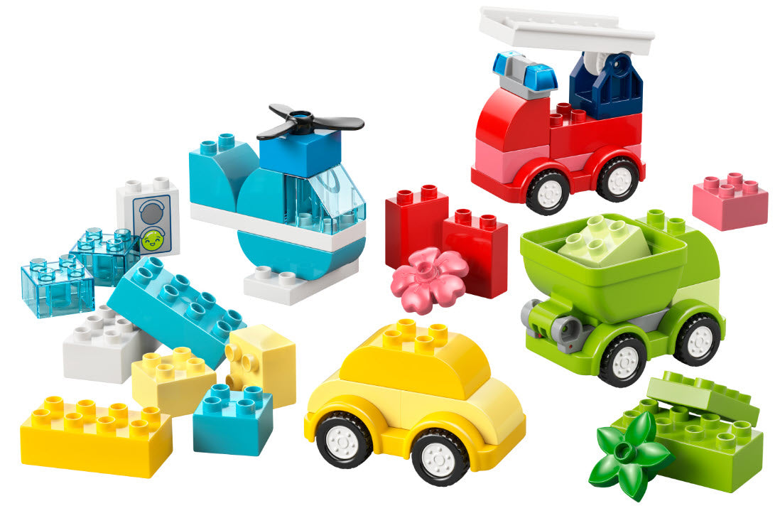 Inhalt: LEGO DUPLO 10474 Kreative Fahrzeuge